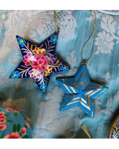 Anna + Nina | Handpainted Star Ornament