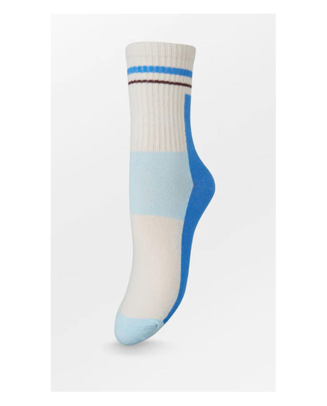 Becksondergaard | Sporty block sock blue