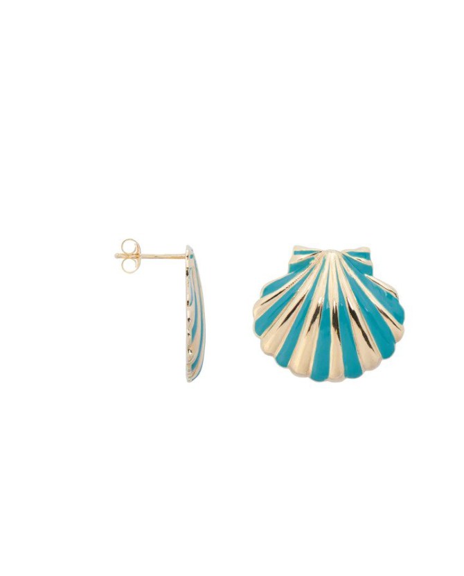 Anna Nina | Single Venus Shell Stud Earring