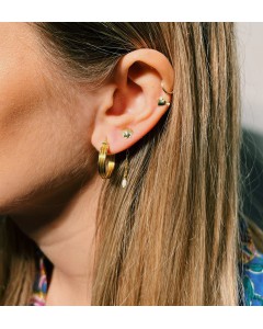 ANNA NINA | POETIC HOOP EARRINGS