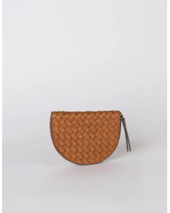 O My Bag | Laura Coin Purse Cognac Woven