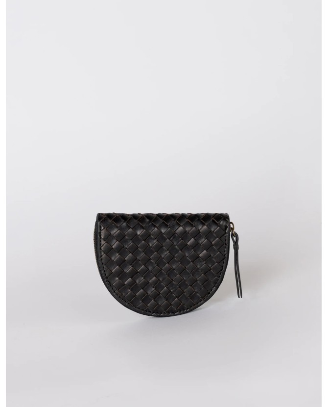 O My Bag | Laura Coin Purse Black Woven O My Bag | Laura Coin Purse Black Woven