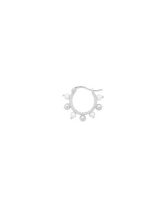 Anna Nina | Single Purity Ring Earring Silver