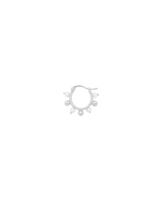 Anna Nina | Single Purity Ring Earring Silver