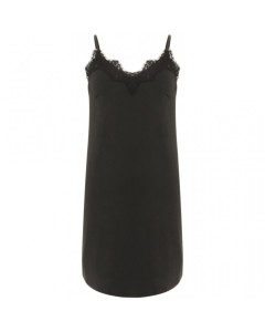 CC hearts | CC Heart lace slip dress black