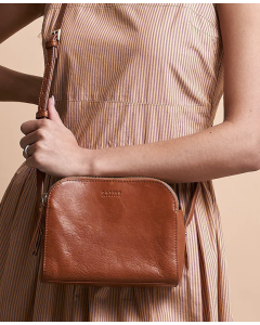 O MY BAG | Emily - Leather Strap - Cognac Stromboli Leather