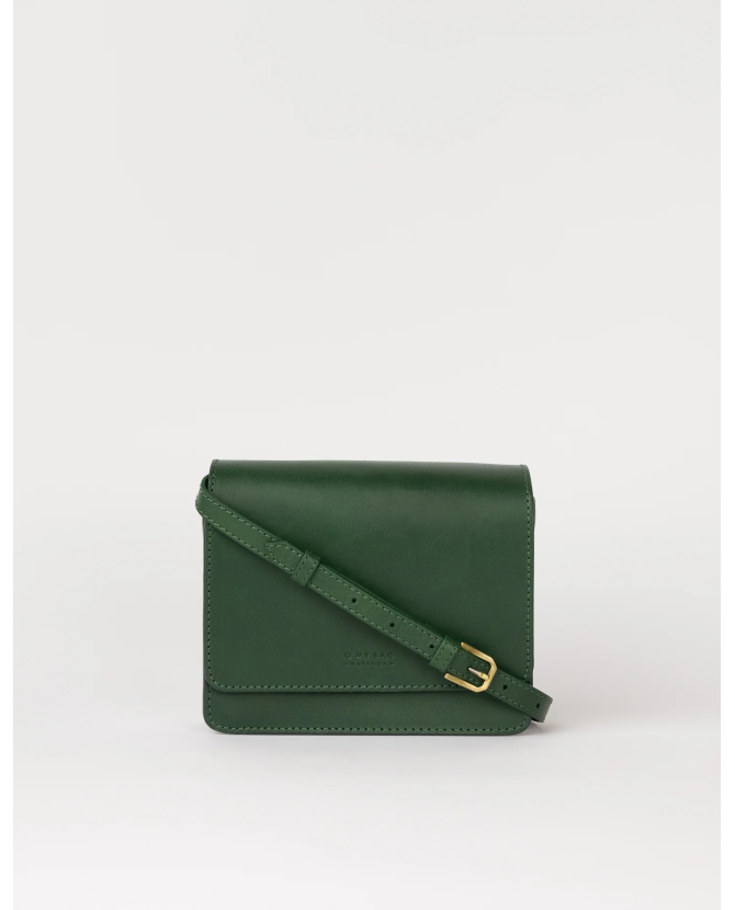 O My Bag | Audrey Mini Pine Green leren crossbody O My Bag | Audrey Mini Pine Green leren crossbody