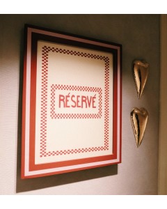 Anna + Nina | Gold Heart Wall Decoration