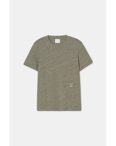 Closed | Basic t-shirt groen gemeleerd