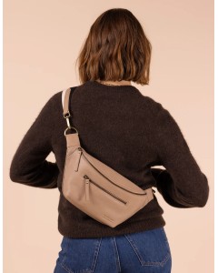 O My Bag | Drew Bum Bag Sand Soft Grain Leather