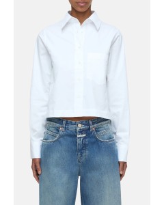 Closed | Cropped Classic Shirt White