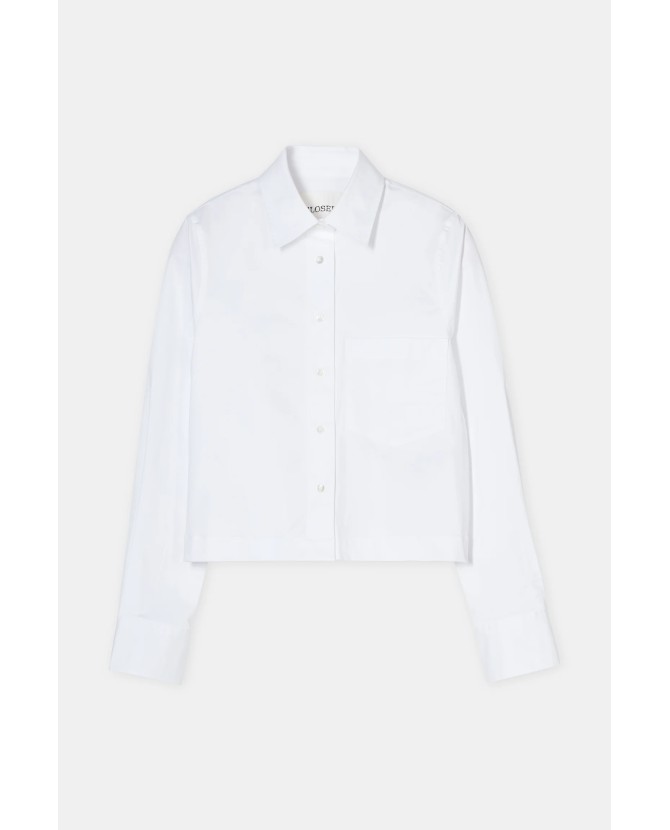Closed | Cropped Classic Shirt White Closed | Cropped Classic Shirt White