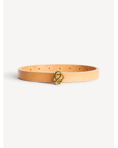 By Malene Birger | Ouma Leren riem lichtbruin