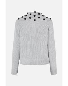 Baum und Pferdgarten | Clare Trui grey melange