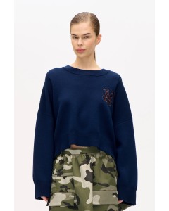 Baum und Pferdgarten | Catie Trui baritone blue