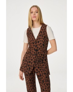 Fabienne Chapot | Lilet Gilet burnt sugar/black