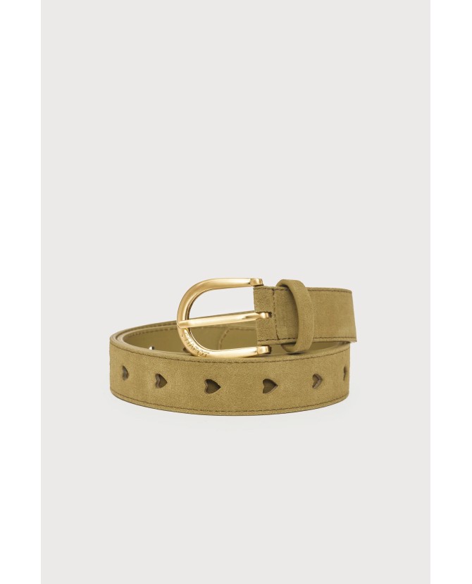 Fabienne Chapot | Cut It Out Heart Belt martini olive