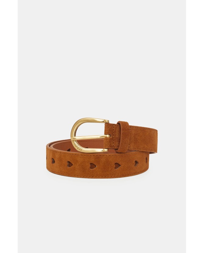 Fabienne Chapot | Cut It Out Heart Belt burnt sugar