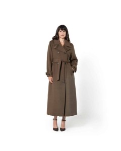 Giacomo | Wollen Trenchcoat hazel