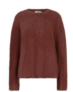 Ruby Tuesday | Vinsz Fluffy Knitted Pullover auburn