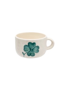 Anna + Nina | Shamrock Cappucno Mug Green