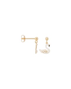 Anna + Nina | Single Swan Lake Stud Earring