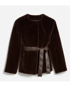 Vanessa Bruno | Fabu fauxfur jas brun