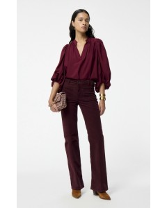 Vanessa Bruno | Bell blouse burgundy red
