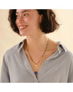 A beautiful story | Calm lapis lazuli necklace GC