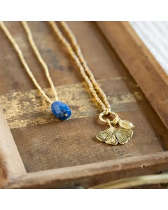 A beautiful story | Calm lapis lazuli necklace GC