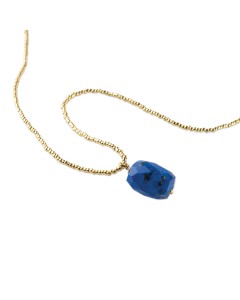 A beautiful story | Calm lapis lazuli necklace GC
