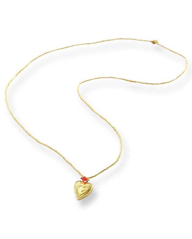 A beautiful story | Paradise carnelian necklace GC