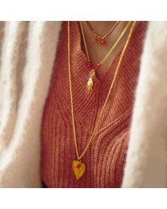 A beautiful story | Paradise carnelian necklace GC