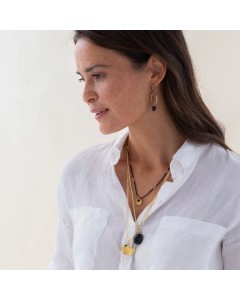 A beautiful story | Paradise black onyx necklace