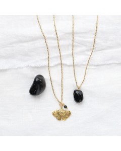 A beautiful story | Paradise black onyx necklace