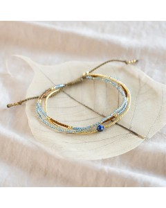 A beautiful story | Reflection lapis lazuli bracelet