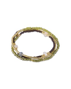 A beautiful story | Balanced rose Q labradorite bracelet