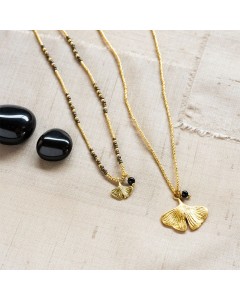 A beautiful story | Honored black onyx necklace GC