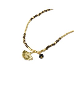 A beautiful story | Honored black onyx necklace GC
