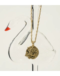 Anna + Nina | Memorable Friendship Charm with Radiant Plain Necklace