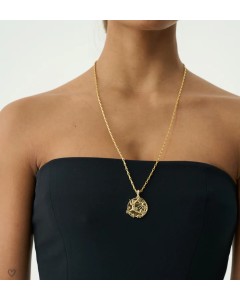 Anna + Nina | Memorable Friendship Charm with Radiant Plain Necklace