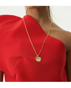 Anna + Nina | Memorable Love Charm with Radiant Plain Necklace