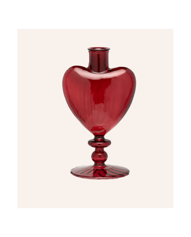 Anna + nina | Maroon parfum candle holder red