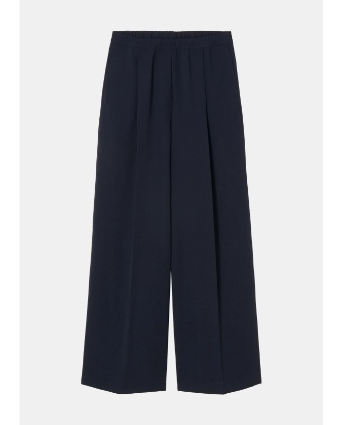 ZENGGI | JAPANESE CRÊPE BONNIE PANTS MIDNIGHT BLUE