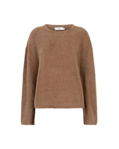 Ruby Tuesday | Vinsz fluffy knitted pullover Mocca