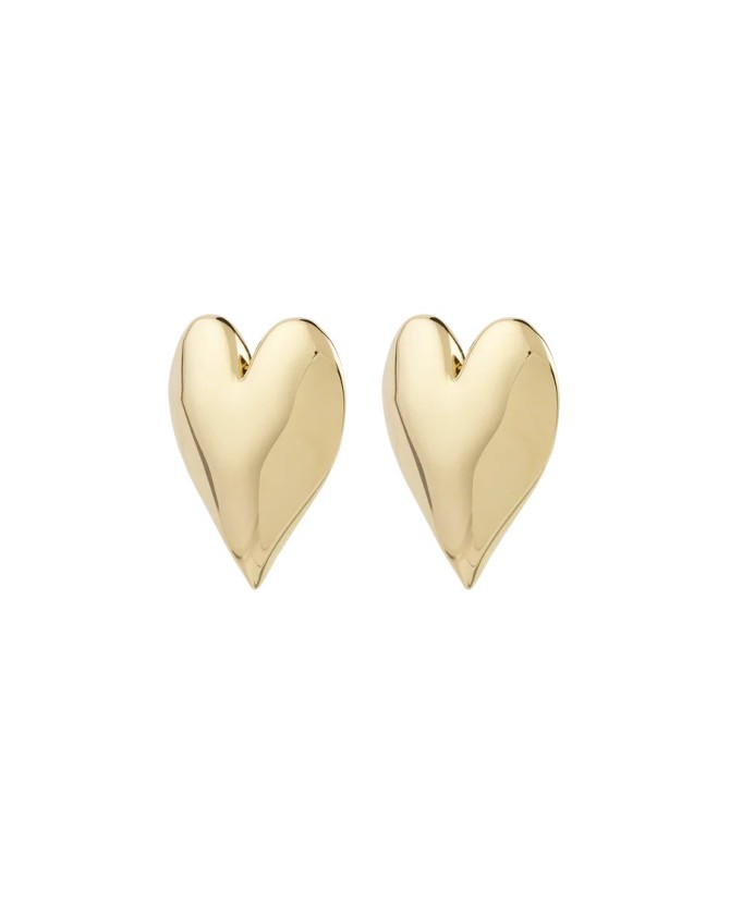 Anna + nina | Forbidden love stud earrings gold