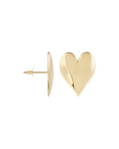 Anna + nina | Forbidden love stud earrings gold