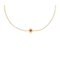 Anna + nina | Lucky card bracelet gold plated