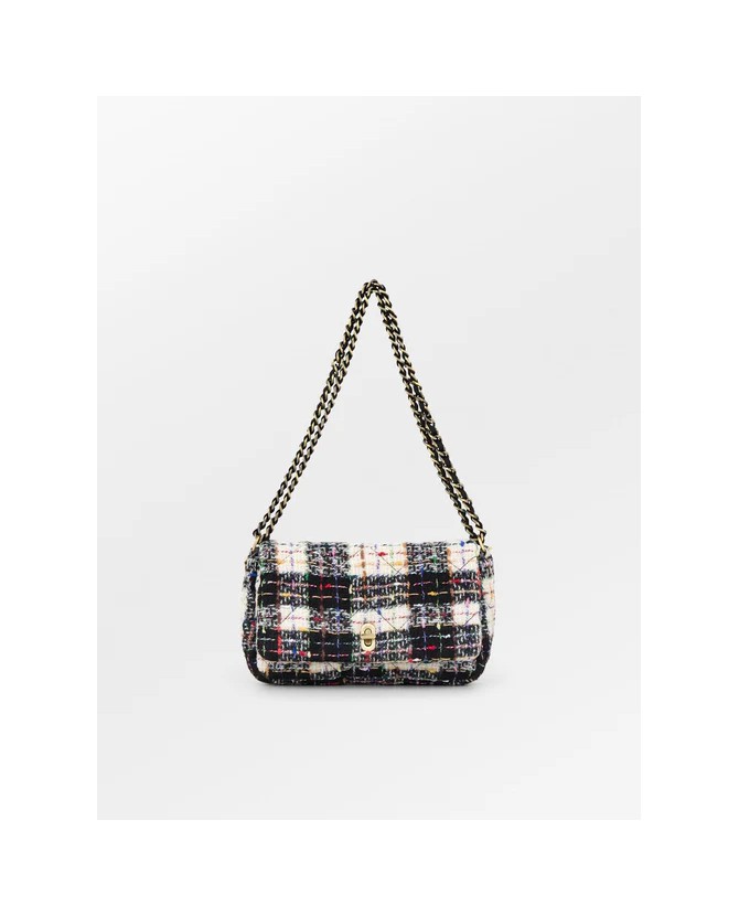 Beck söndergaard | Boucle checked hollis bag
