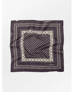 Beck söndergaard | Lacia cotta scarf forged iron gray